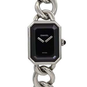 CHANEL Premiere Women's Watch, Size L, H0452, Black Quartz Movement